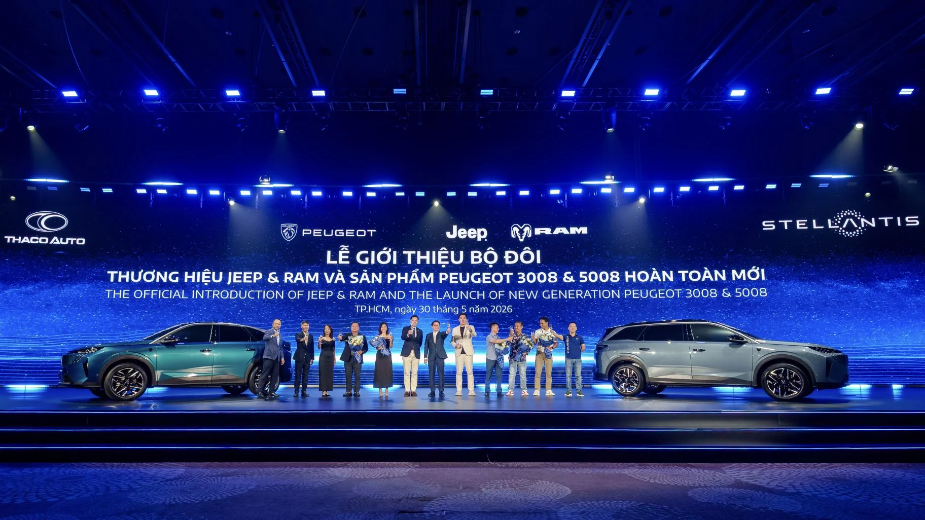 Lễ giới thiệu bộ đôi thương hiệu Jeep & Ram và sản phẩm SUV Peugeot 3008 & 5008 hoàn toàn mới: Khai mở hành trình mới